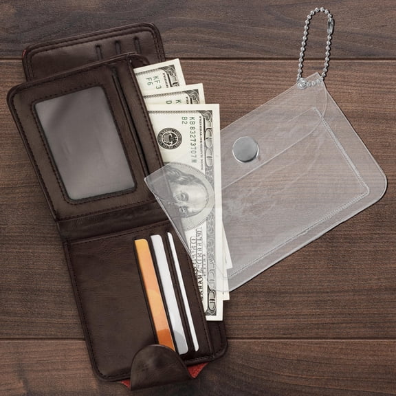 QIFULL Small Change Purse Wallet Pvc 3Set For Women Daily Use