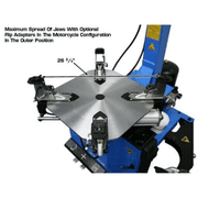 Atlas Automotive Equipment TC229 Tire Changer, Rim Clamp, Beadblaster, Air Jaws, Powerful Breaker, Adjustable Jaws, Versatile Tires, Inflator Box, Tool Kit, Plastic Covers, Ideal Home, Garage