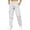 White, variant on KIHOUT Womens Multi Pocket Cargo Pants High Waisted Straight Leg Solid Color Casual Hiking Pants with Flap Pockets Outdoor Trouser Slim Fit