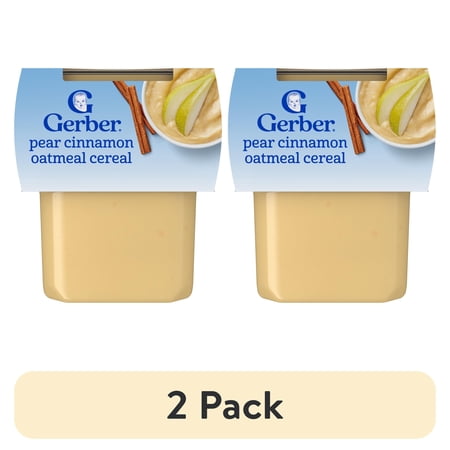 (2 pack) Gerber 2nd Foods Breakfast & Dinner Puree Classics Baby Food, Variety Pack, 4 oz Tub (16 Pack)