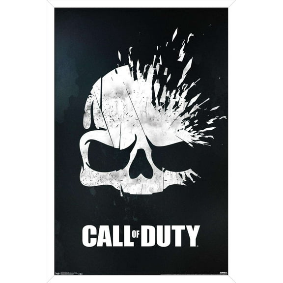 Call of Duty - Skull Wall Poster, 14.725" x 22.375", Framed