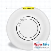 Hyperflite K-10 HyperFlex Puncture Resistant Dog Flying Disc, 8.75-inch, for Large Dogs