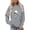 Grey, variant on Women Halloween Sweatshirt Long Sleeve Skeleton Graphic Cozy Pullover Tops Soft Knit Relaxed Fit Casual Wear Sweater Fall Fashion Clothes Grey S-2Xl