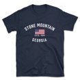 thumbnail image 1 of Stone Mountain Georgia Patriot Men's Cotton T-Shirt, 1 of 1