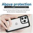 thumbnail image 4 of Allytech for iPhone 14 Pro Max Case, Clear Back Cover Hard Shell Rugged Hybrid Shockproof Cell Phone Case for Apple iPhone 14 Pro Max, Black, 4 of 8
