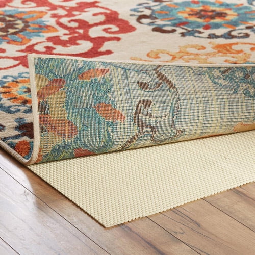 Cushioned Non Slip Area Rug Pad, How To Keep Throw Rugs From Slipping On Carpet