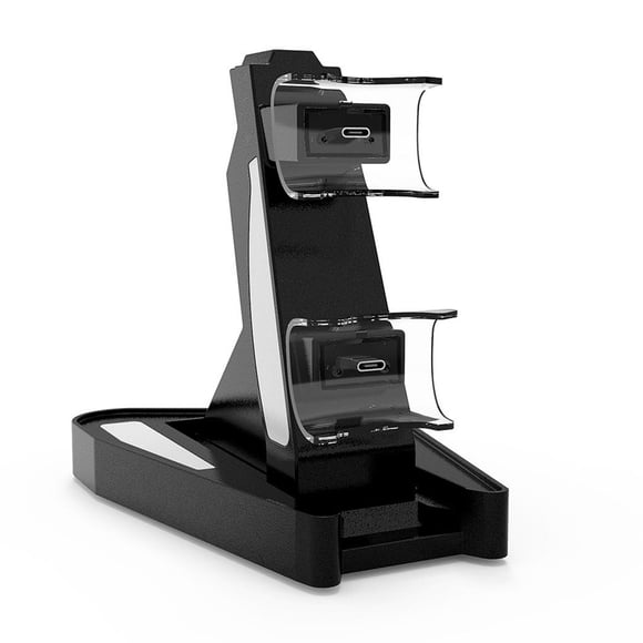 Cargador De Manija Ps5 Base De Carga Usb Dual Cargador De Luz De Giro De Manija Inalámbrica Ps5 Cargador De Juegos Ps5 Cateissary EL010109-00