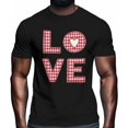 thumbnail image 2 of Camisetas para hombre con texto de amor de San Valentín, camisetas casuales de manga corta para hombre, camisetas gráficas, 2 of 8