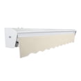 thumbnail image 7 of Awntech 14' x 10' Destin Manual Manual Patio Retractable Awning Acrylic Fabric, Linen, 7 of 7