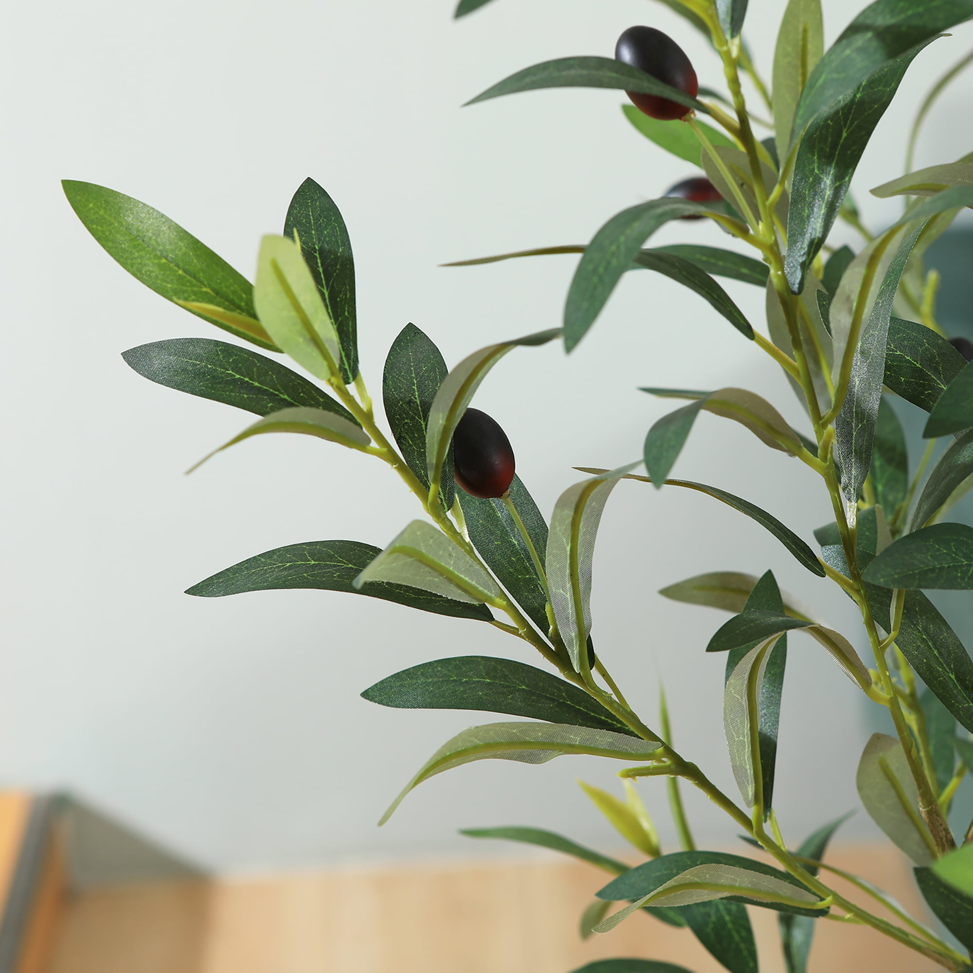 DR.Planzen 7 Ft Artificial Olive Tree, Multi-Trunk, Silk Leaves