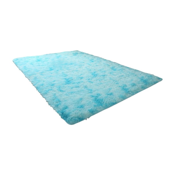 Xihbxyly Alfombra de Lana y Seda con Degradado Teñido Anudado, Textura de Terciopelo Supersuave, Diseño Antideslizante, Elegante Decoración para Sala de Estar, Alfombra para Dormitorio, Versátil para