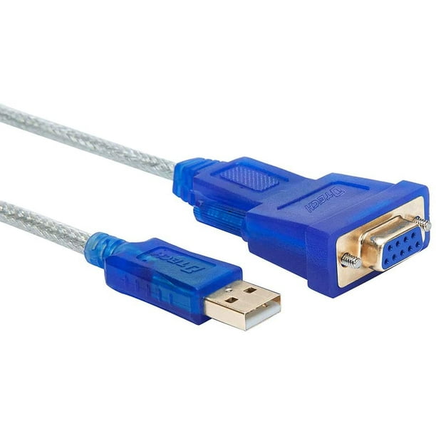 3 Feet USB to Serial Female Adapter Cable DB9 RS232 to USB 2.0 Cord