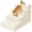 White - 4 Steps, variant on odorsTT Navy Blue 4 Steps Dog Stairs for Dogs, High-Density Foam Pet Steps with Supporting Board, Non-Slip Removable Washable Cover