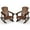 Coffee, variant on Gymax Fir Wood Adjustable Height Rocking Chair, Coffee (Set of 2)