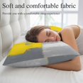 thumbnail image 5 of Yellow Grey Pillow Covers 12"x20", Abstract Geometric Oil Painting Vintage Gradient Soft Brushed Microfiber Breathable Throw Pillow Covers, Decorative Pillowcase with Zipper for Couch Sofa Bedroom, 5 of 9