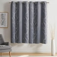 thumbnail image 2 of VCNY Home Kingdom Grey Branch Grommet Blackout Curtain, 40" x 63", 2 of 5