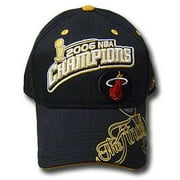 UPC 828839310202 product image for NBA Miami Heat 2006 Champions  Finals Reebok Adjustable Velcro Black Hat Cap Men | upcitemdb.com