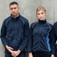 thumbnail image 5 of Finden & Hales - Chaqueta deportiva modelo Piped  de micro-polar para mujer (Azul marino/Azul real/ Blanco), 5 of 5