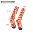 thumbnail image 5 of Fotbe Tomatoes And Chili print Women's Men's Novelty Crew Socks Cotton Socks Knee High Socks for Walking,Running,Nurses,Pregnancy, 5 of 9
