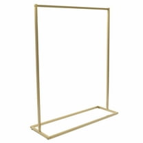 Industrial Style Garment Hanging Display Stand Dress Metal Clothes Rack Clothes Hanger Gold For Clothes Storage, Home Decoration