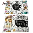 Coffee Cup Cake Dessert Table Runner Wedding Party r Modern Coffee