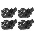 thumbnail image 3 of Adaptador de corriente Sincero 4 piezas AU Plug a IEC320 C7 90 Grados 100-250 V, 3 of 10