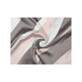 thumbnail image 3 of INSPIRE CHIC 70cm Stripe Print Square Scarves Kerchief Neck Head Scarf Neckerchief Headband for Ladies Coffee, 3 of 5