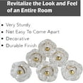 thumbnail image 3 of Perilla Home Set of Six Transparent Rose Glass Cabinet Knobs by Perilla Home, 3 of 8