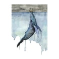 thumbnail image 1 of Baleines Requin Peinture Décorative Abstraite sur Toile Décoration Murale, 1 of 1