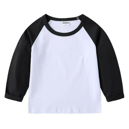 

Boys Shirt New Children s T Shirt Round Neck Cartoon Long Sleeved Top Bottom Shirt Male Girl Baby Cotton T Shirt