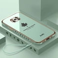 thumbnail image 5 of Pocox3 Luxury Maple Leaf Lanyard Case On For Xiaomi Mi Poco X3 Pro Nfc X3pro Plating Silicone Cover Poko X 3 Pocox3pro X3nfc, 5 of 5