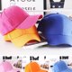 thumbnail image 5 of Minnieouse Gorra de béisbol de verano de Color sólido, sombrero para hombre y mujer, visera curvada, tablero de luz, gorra para hombre, sombrero para el Sombreros azul claro Minnieouse PS15982-10, 5 of 6