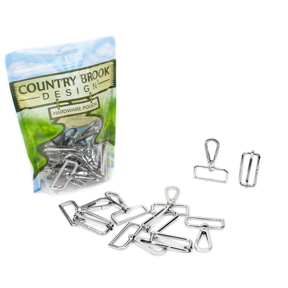 Country Brook Design® 1 1/2 Inch Adjustable Purse Strap Replacement Kit