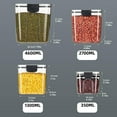 thumbnail image 3 of Baweave Food Storage Containers Clearance! Plastic Food Storage Containers with Lids Small Airtight Containers Square School Lunch Containers for Children Leftover Food Containers Clearan, 3 of 9