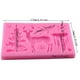 thumbnail image 4 of Moldes De Silicona Para Navidad, Moldes De Silicona Para Alce De Árbol De Navidad, Herramientas Para Hornear Diy Para Hacer Jabón De Gelatina Y Muffin Eigraketly HA039122-00, 4 of 6