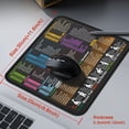 thumbnail image 2 of Mouse Pad for Excel Shortcuts – Small Excel Spreadsheet Cheat Sheet Desk Pad – 11.8"x9.8" Portable Computer Mousepad – Gaming, Office, Waterproof, Non-Slip, Stitched Edges, 2 of 6