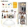 thumbnail image 3 of Mango Steam Chrome 3-Tier Corner Bar Tower, 3 of 9