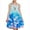 Blue floral, variant on URMAGIC Child Kids Girls Strap Dress Floral Sundress with necklace 2-10Y