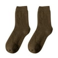 thumbnail image 2 of Mashaouyo Womens To Keep Warm Sock Pure Color Upset Lightweight Cotton Socks, 2 of 3