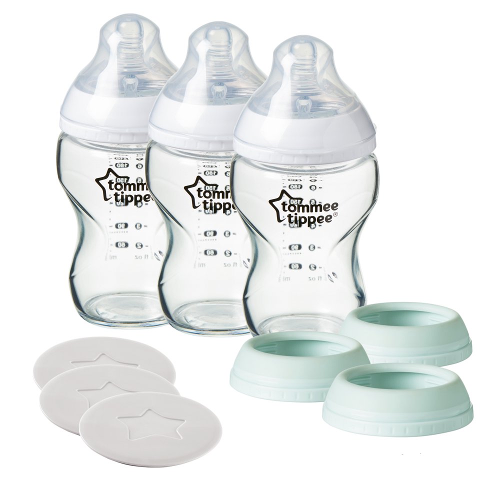 Tommee Tippee Closer To Nature 3 In 1 Convertible Glass Baby Bottles