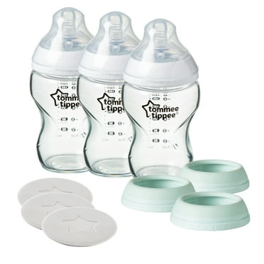 Philips Avent Natural Glass Baby Bottle, 8oz, 3pk, SCF703/37 