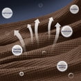 thumbnail image 4 of PHF Cotton Waffle Weave Blanket King Size for Bed, Lightweight Breathable Blanket for Couch, Home Decor Gift, Cappuccino, 104"x 90", 4 of 8