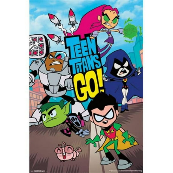 Posterazzi TIARP14172 Teen Titans Go - Group Poster Print - 22 x 34 in.