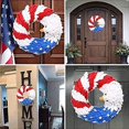 thumbnail image 6 of American Eagle Wreath Glory Patriotic Red White and Blue Eagle Wreath for Front Door Window Wall Decoration, 6 of 6