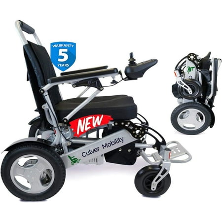  Culver Mobility - LEOPARD - Exclusive Lightweight and Foldable Electric Power Wheelchairs 360lbs