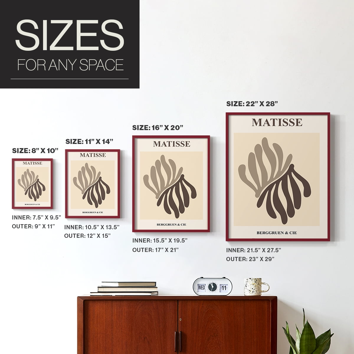 Matisse LXIV Framed Print - Solid Wood