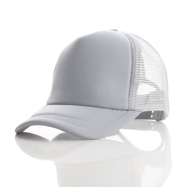 Gorra de béisbol con logotipo personalizado para niños, gorro de camionero con diseño personalizado, 100% poliéster, malla en blanco, 1 unidad