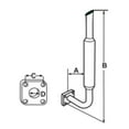 thumbnail image 2 of RAParts SBA314010111 Fits Ford Compact Tractor 1000 1600 1700 Vertical Muffler, 2 of 6