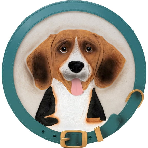 BEAGLE STEPPING STONE / DECORATIVE WALL PLAQUE