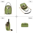 thumbnail image 3 of FORMRS Crossbody Bag for Women Quilted Travel Shoulder Cell Phone Purse with Chain Strap Handbag, Light Black Martini, 3 of 7